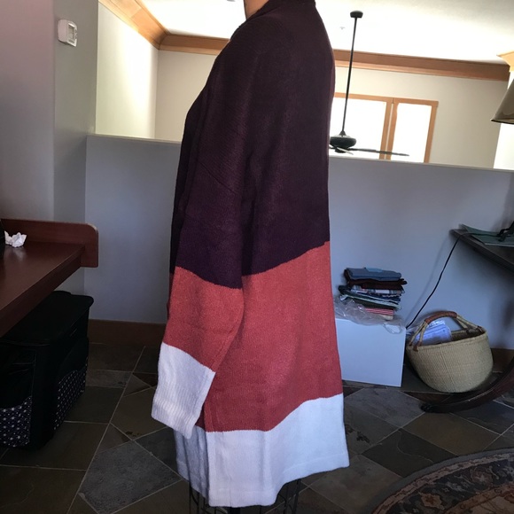 Vibrant Colorblock Cardigan - Picture 3 of 5